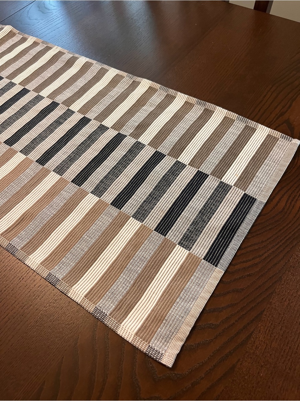 woven table runner - Picture 2 of 2